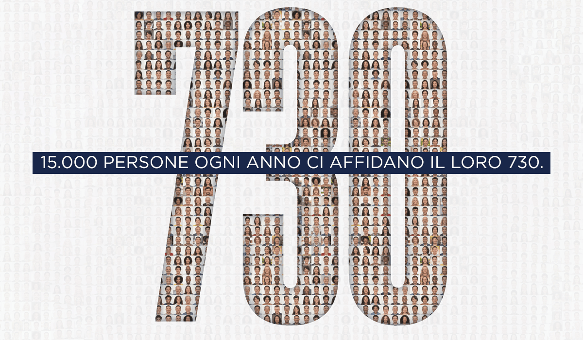 Poster campagna fiscale Modello 730 2026 ilCentroServizi Torino - 15.000 persone scelgono la nostra sicurezza.
